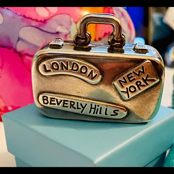 Tiffany & Co Suitcase Pillbox *Retired and Rare* - Picture 2 of 10